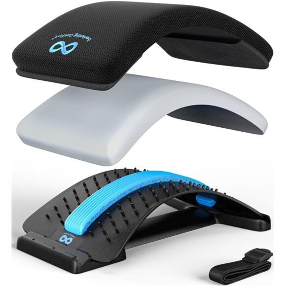 Everlasting Comfort Back Stretcher for Lower Back Pain Relief - Adjustable - Picture 1 of 7